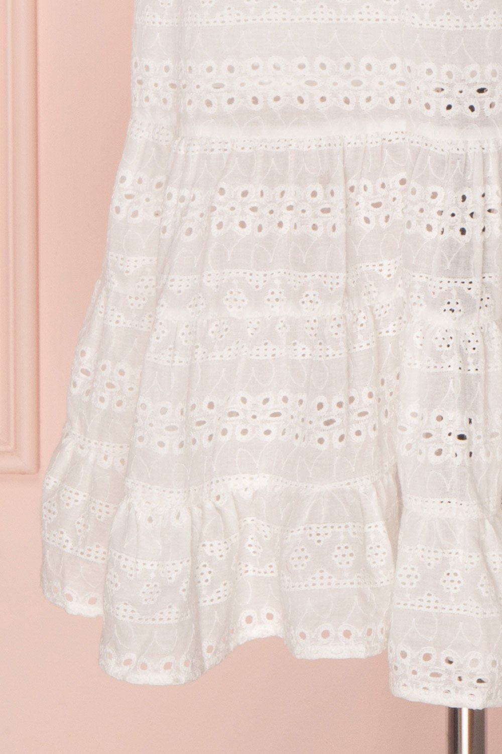 Sanisha | White Openwork Dress