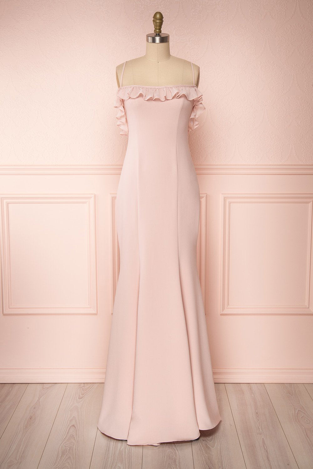 Sasha Blush Mermaid Bridal Dress | Robe | Boudoir 1861