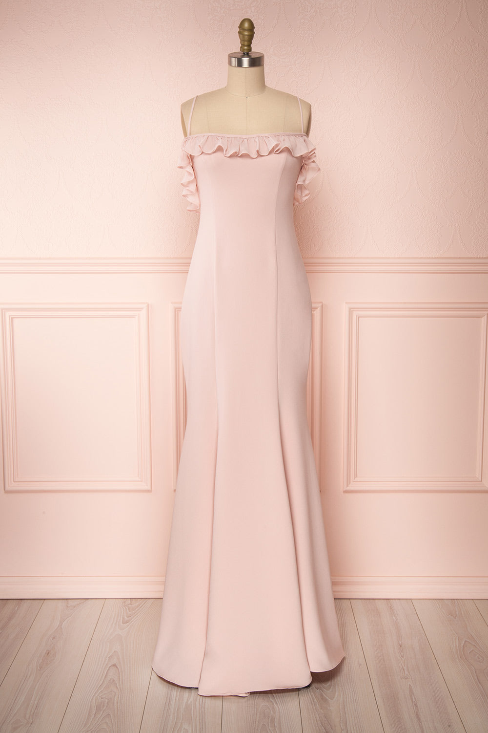 Sasha Blush Mermaid Bridal Dress | Robe | Boudoir 1861