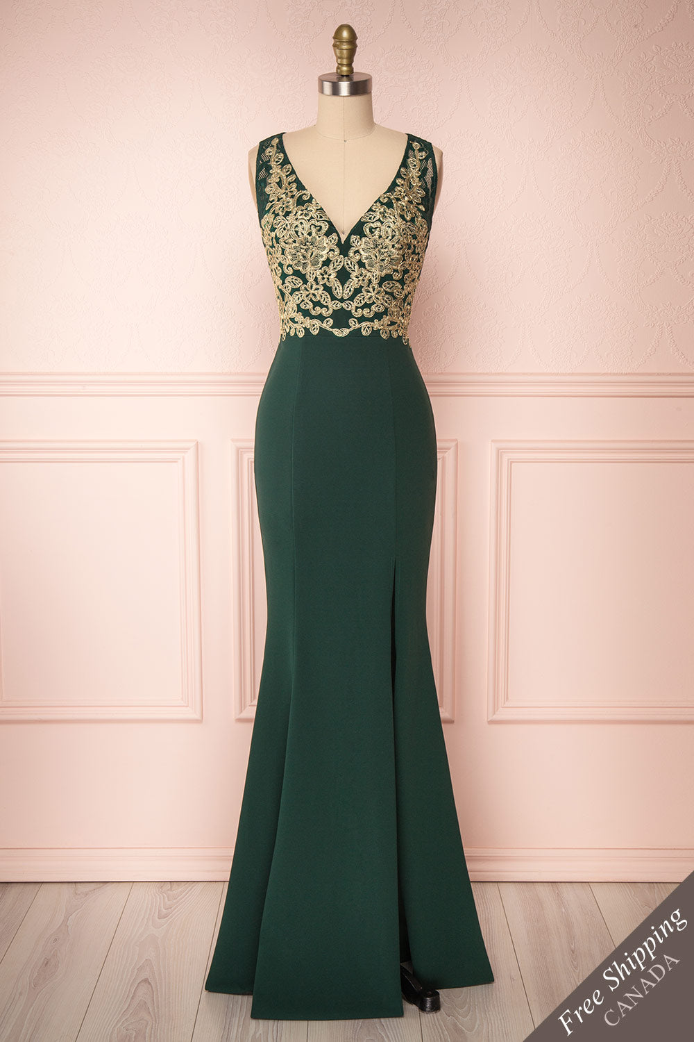 Seira Emerald | Green Mermaid Gown