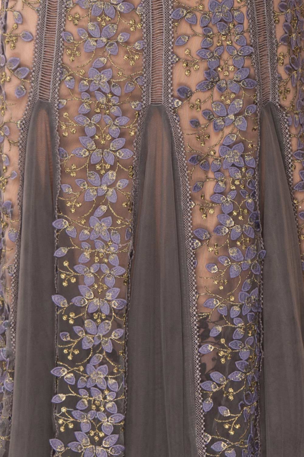 Selima | Grey Lace Dress