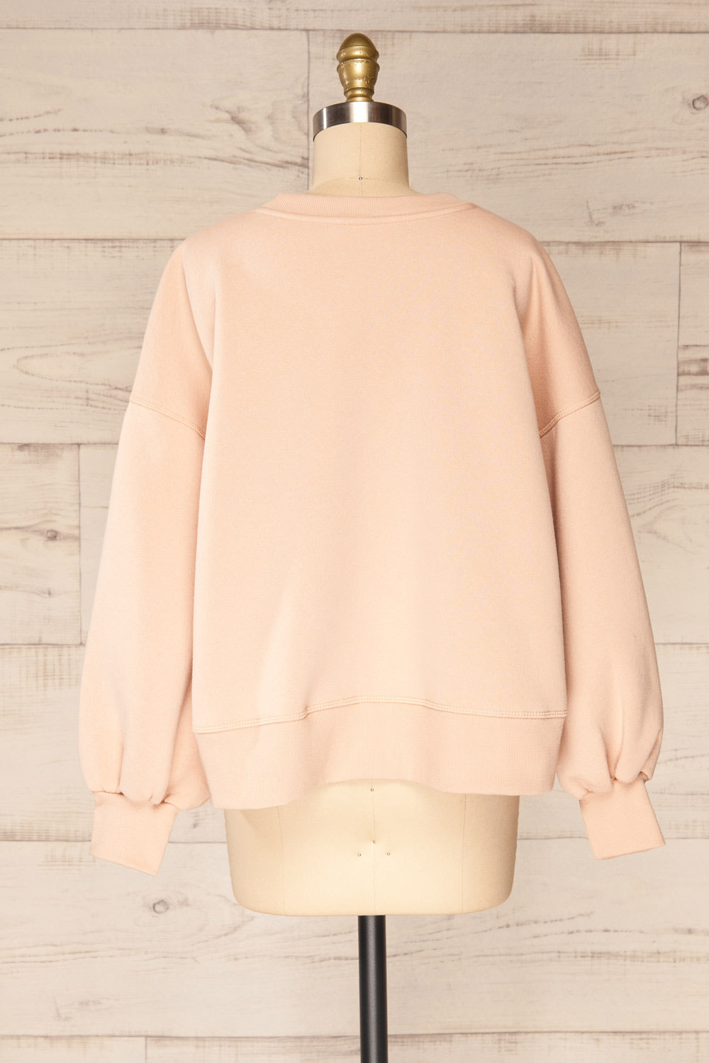 Set Luqa Blush Sweater & Joggers | La petite garçonne back view top