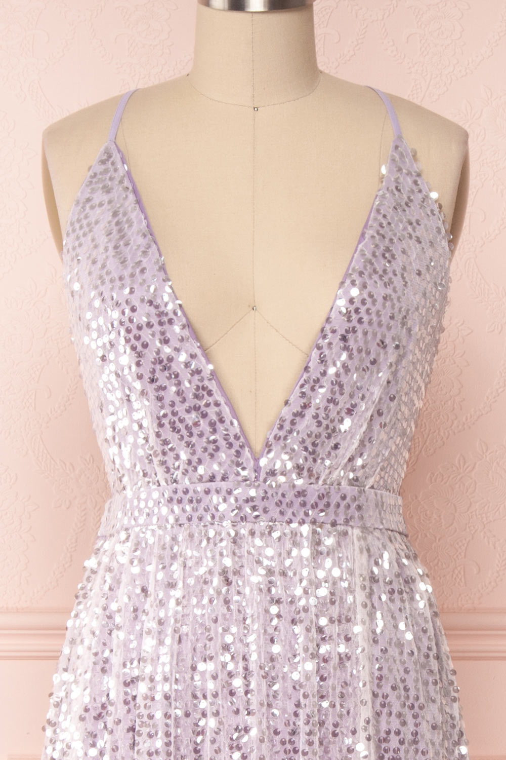 Shayana Lilas | Lilac Sequin Gown