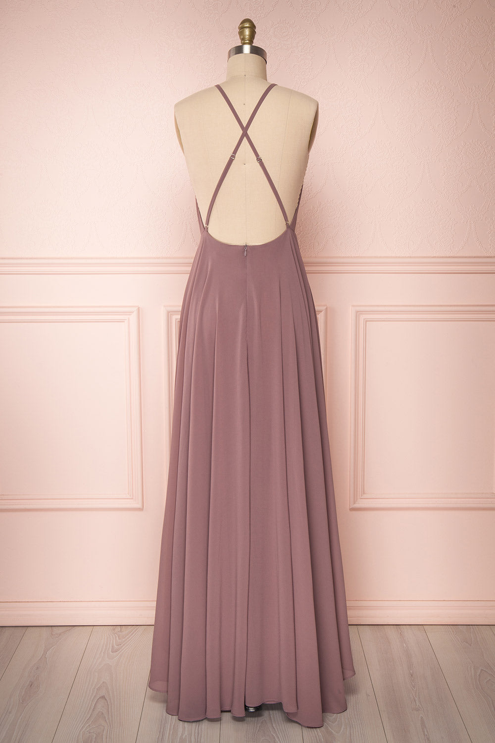 Shaynez Mauve | A-Line Maxi Dress