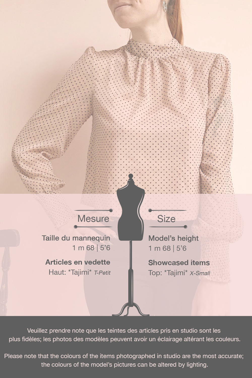 Tajimi Pink Polkadot Long Sleeved Blouse | Boutique 1861 template