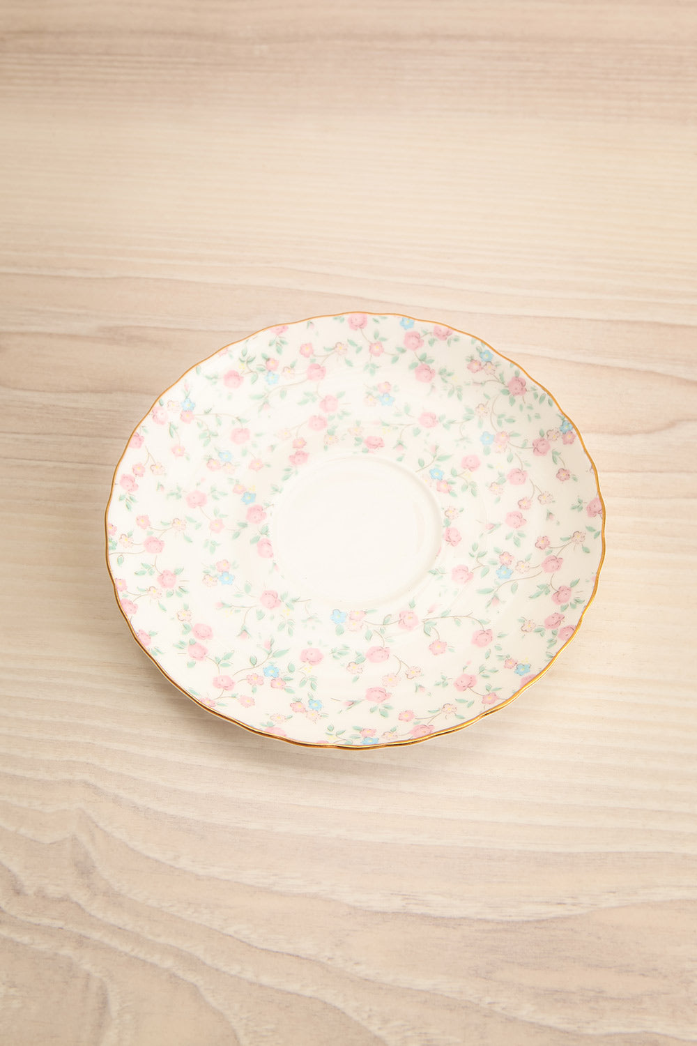 Teacup Candle Rice Flower | La petite garçonne saucer