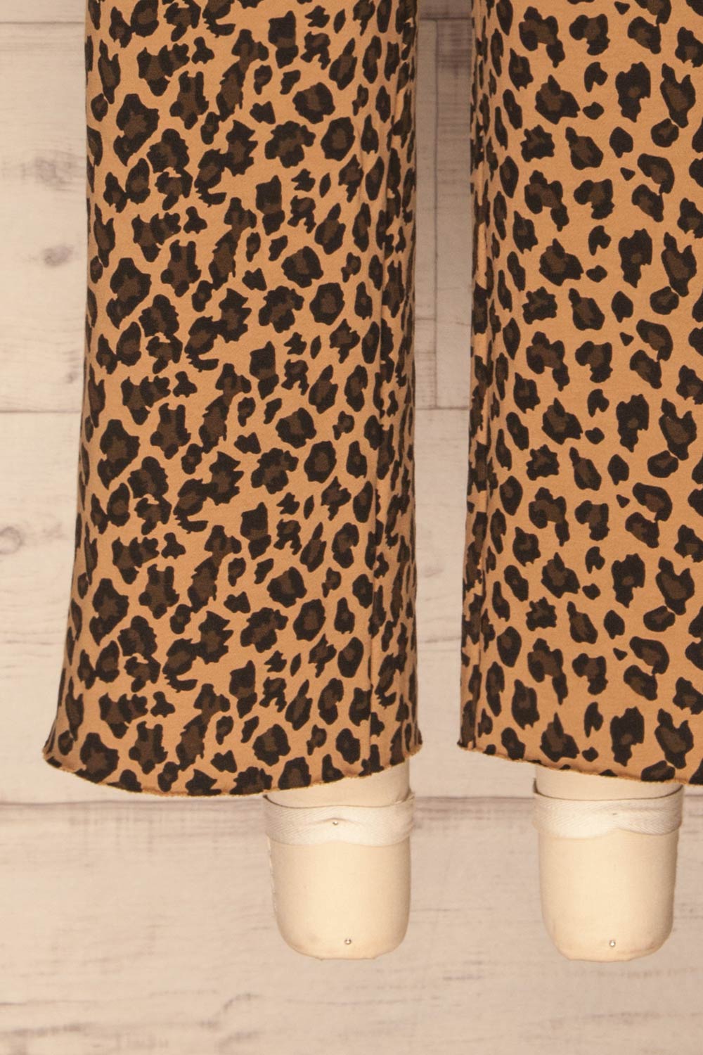 Teverina Brown Leopard Print Pants | La petite garçonne  bottom 