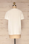 Tollatsch White Cat Print T-Shirt | La petite garçonne back view