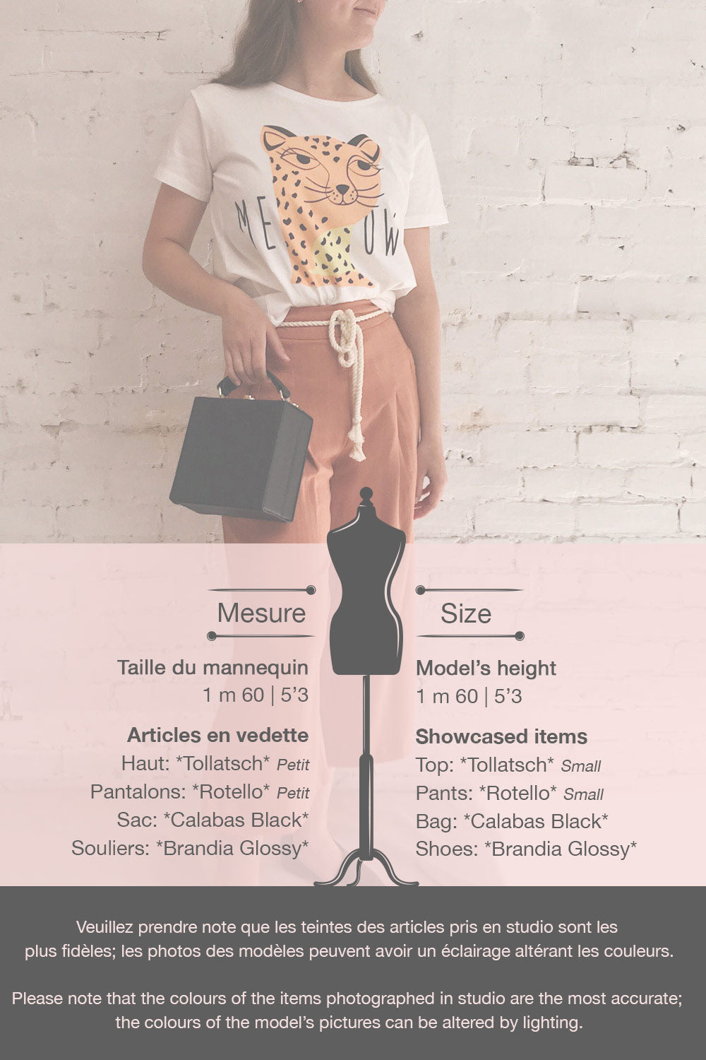 Rotello Orange High-Waisted Cropped Pants | La petite garçonne template