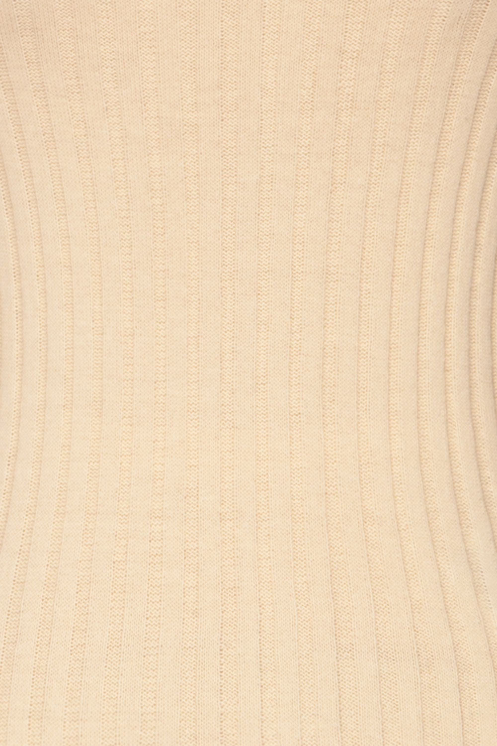 Tomsk Cream Turtleneck Top | Haut | La Petite Garçonne fabric detail