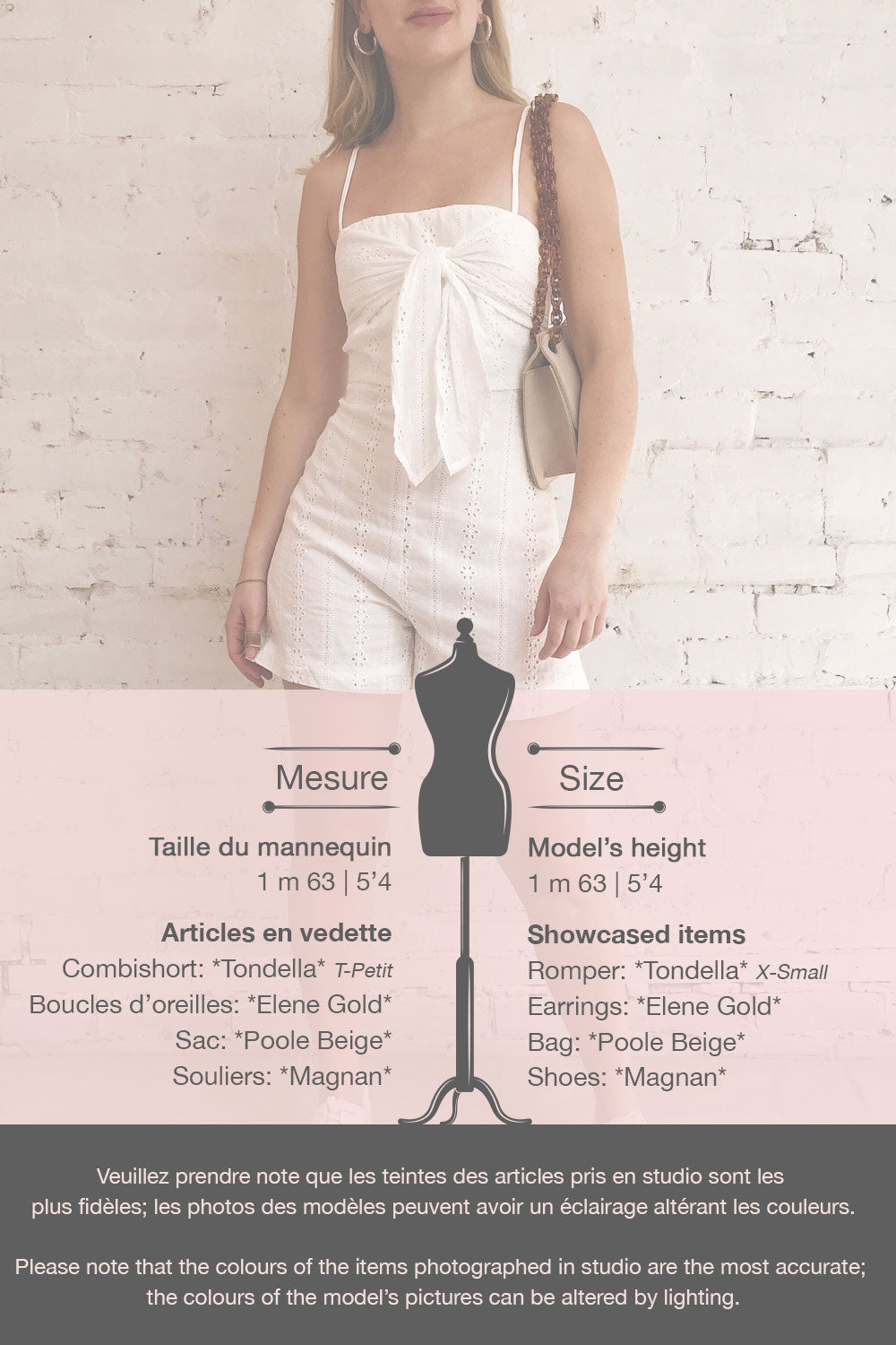 Tondella White Lace Openwork Romper | La petite garçonne template