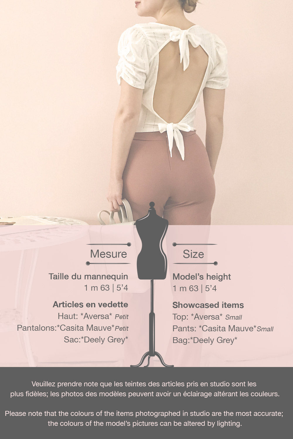 Aversa White Openwork T-Shirt with Open Back | La Petite Garçonne template