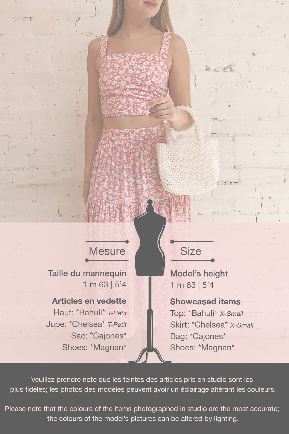 Chelsea Pink & White Floral Midi Skirt | Boutique 1861 template