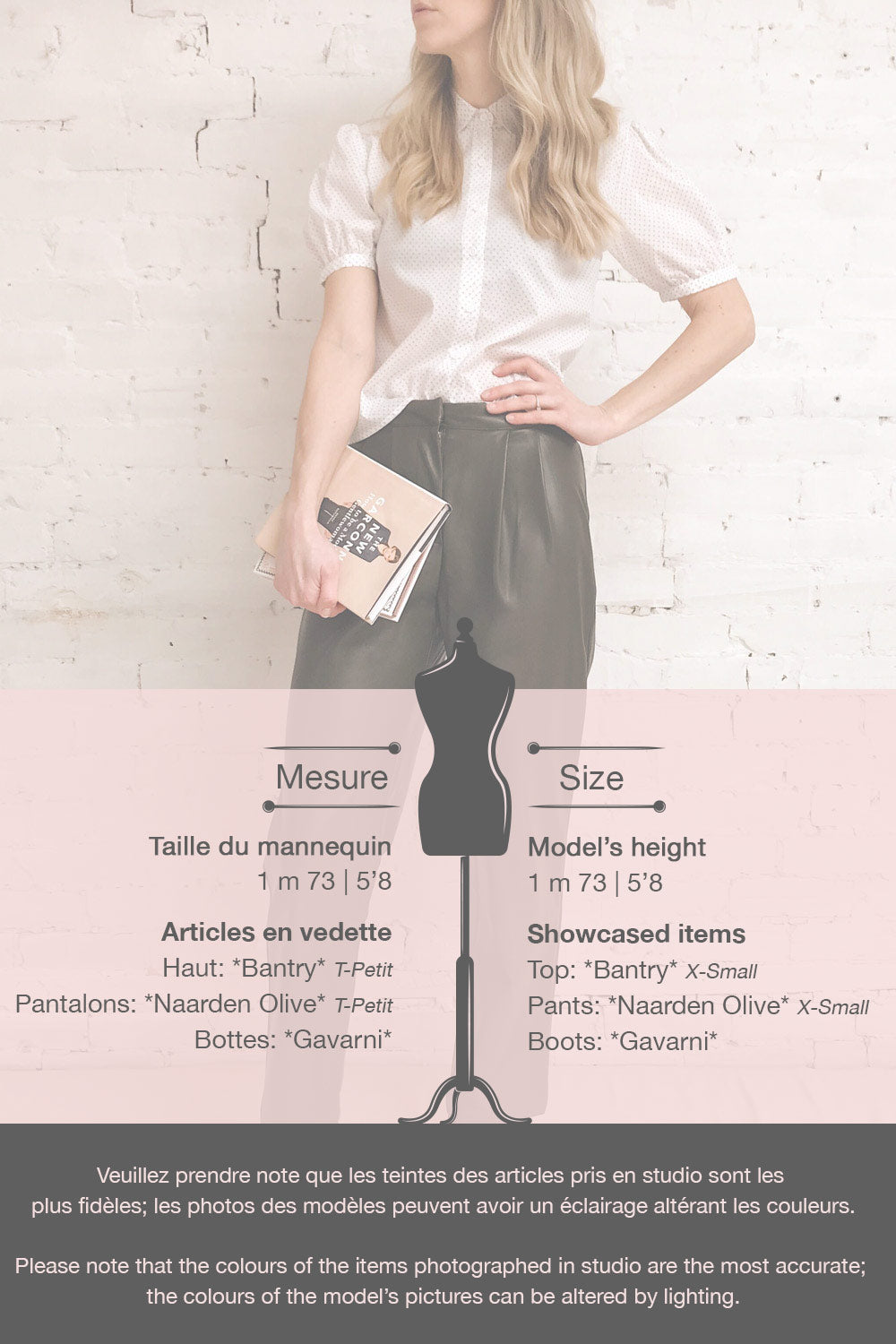 Naarden Olive Green Faux-Leather Pants | La petite garçonne template