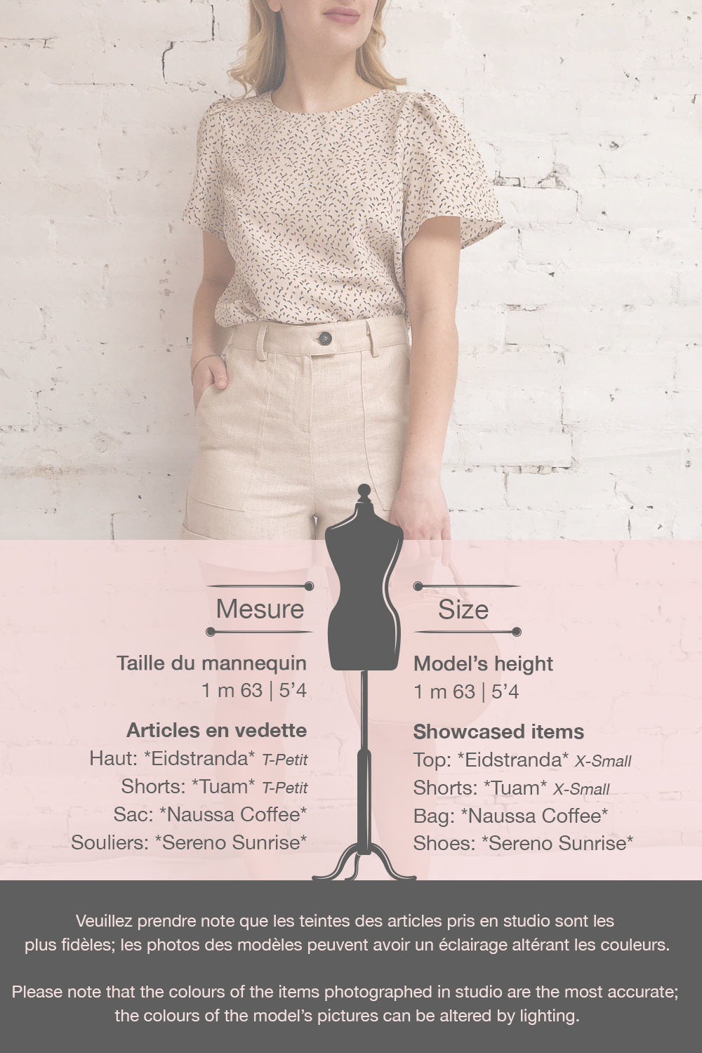 Tuam Beige Linen Cuffed Shorts w/ Pockets | La petite garçonne template