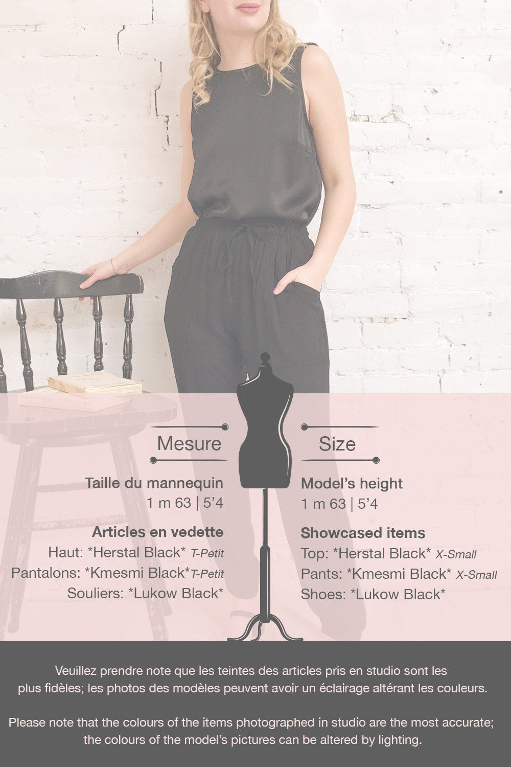 Kmesmi Black High Waist Pants | La petite garçonne template