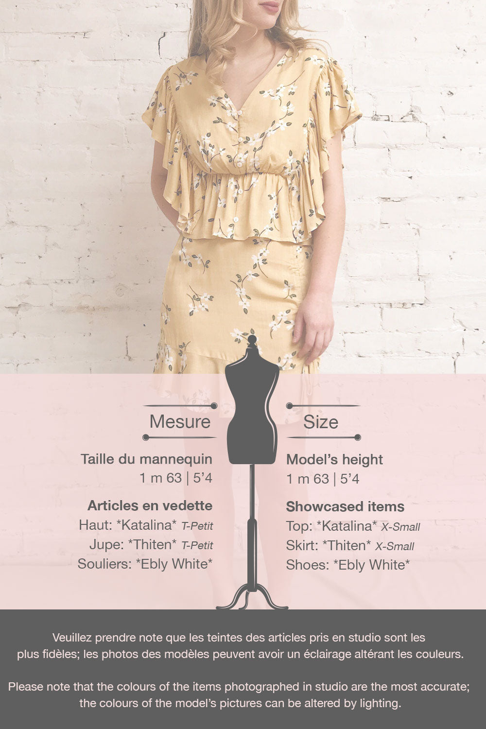 Katalina Yellow Floral Short Sleeve Top | Boutique 1861 template