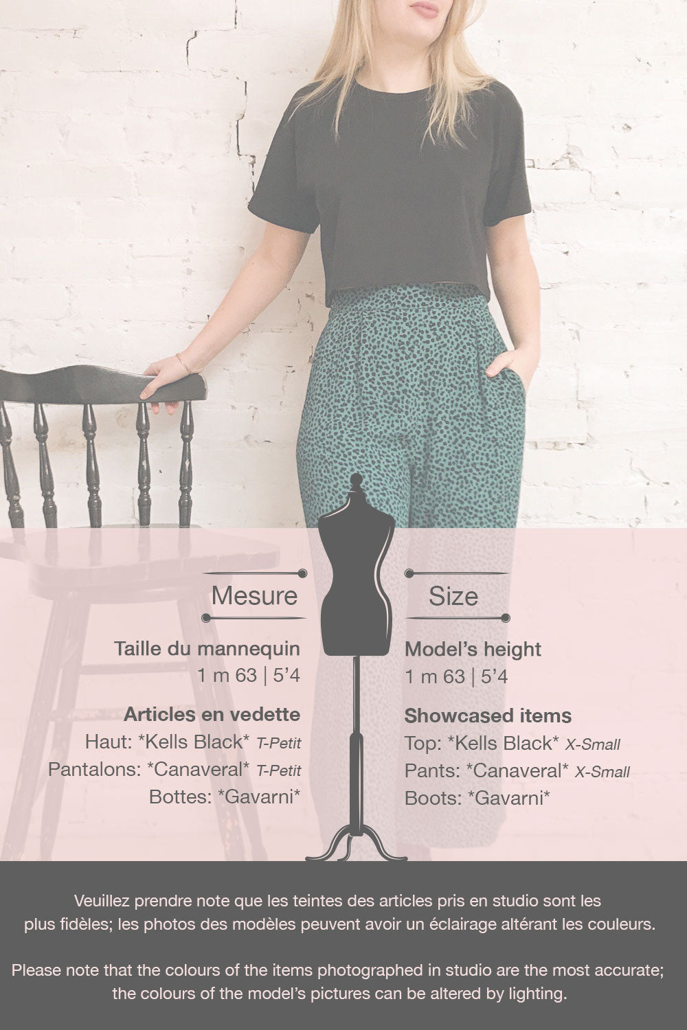 Canaveral Emerald Pants w/ Leopard Print | La petite garçonne template