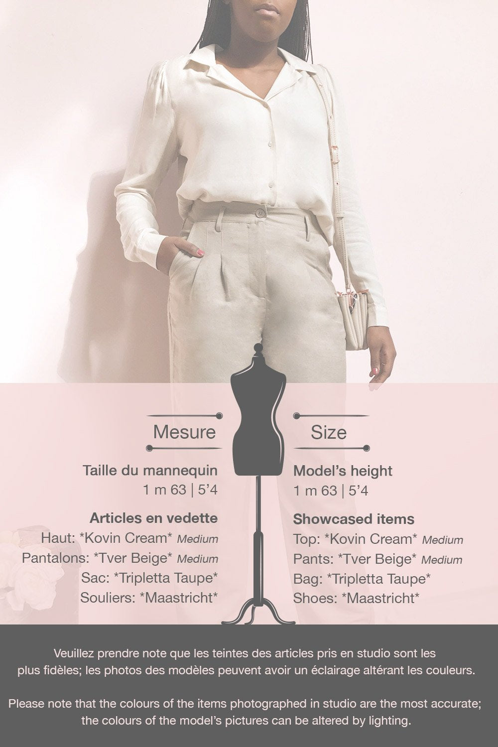Kovin Cream Long Sleeve Blouse | La petite garçonne template