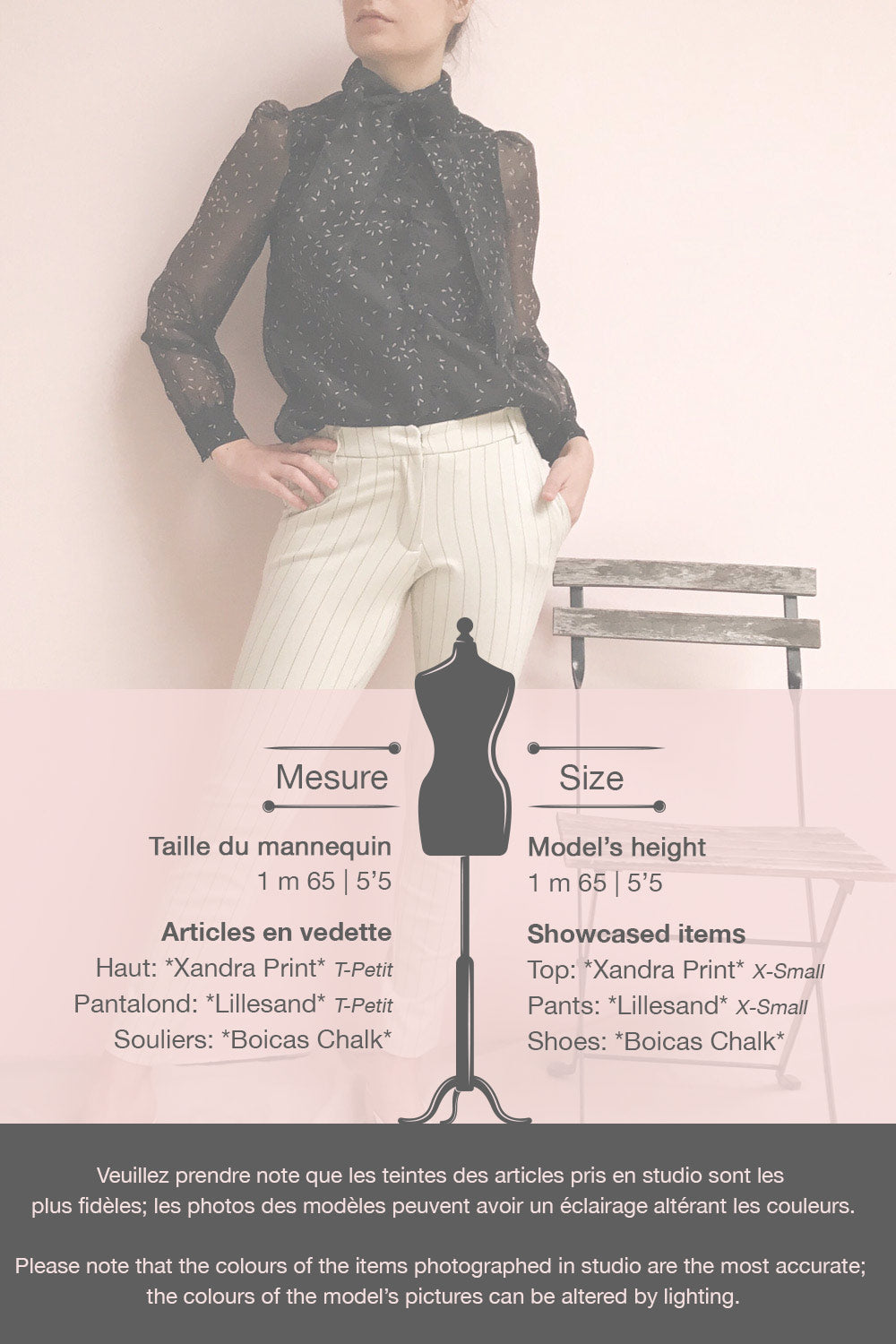 Xandra Print Black Tulle Shirt w/ Bow | La petite garçonne template