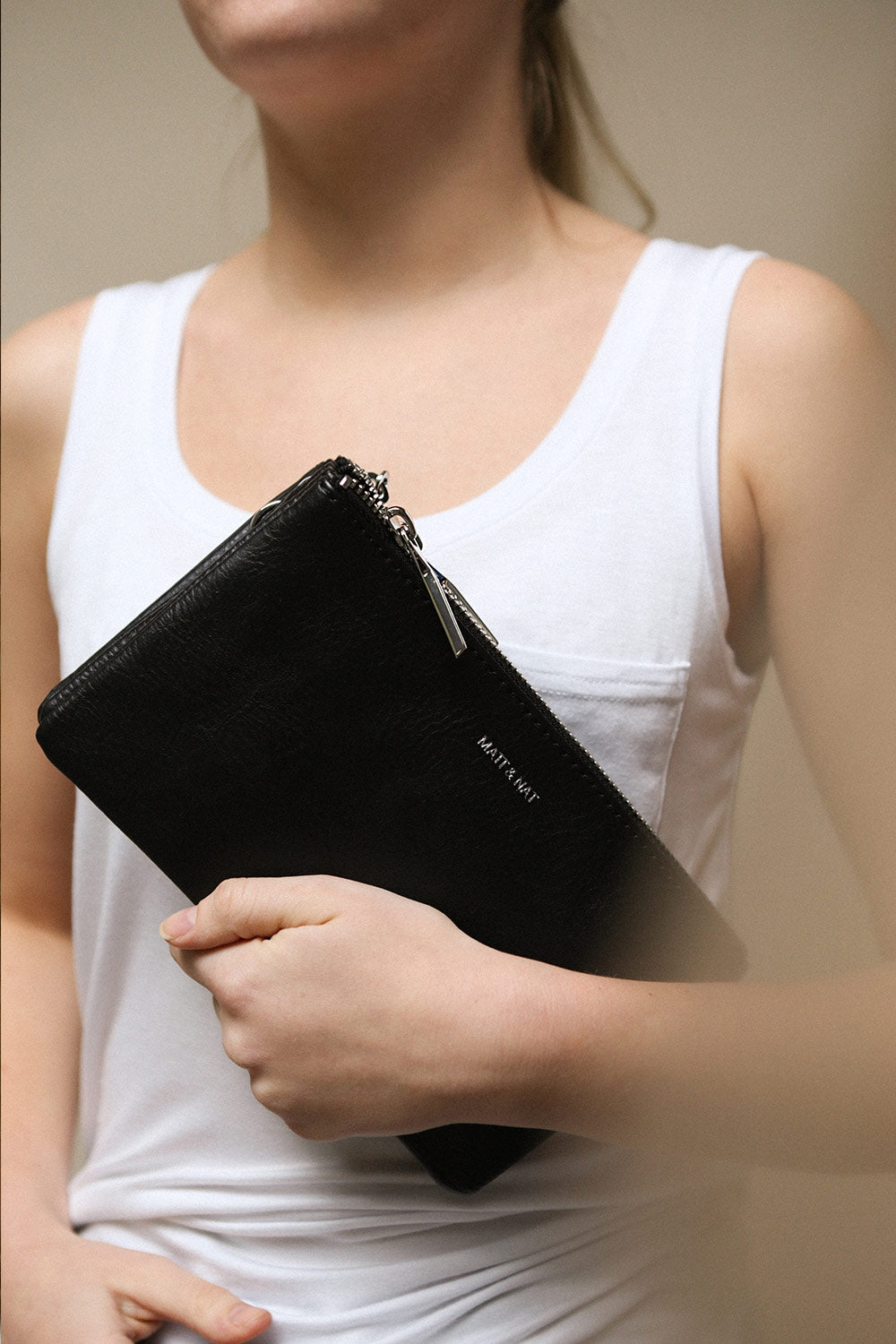 Tripletta Black Matt & Nat Clutch Bag | La Petite Garçonne