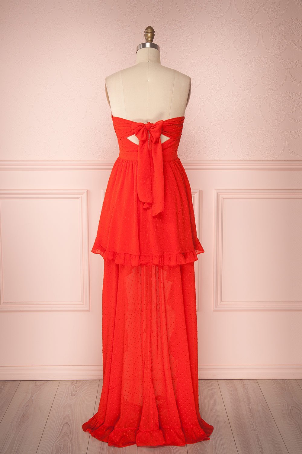 Trym Passion | Red High-Low Dress
