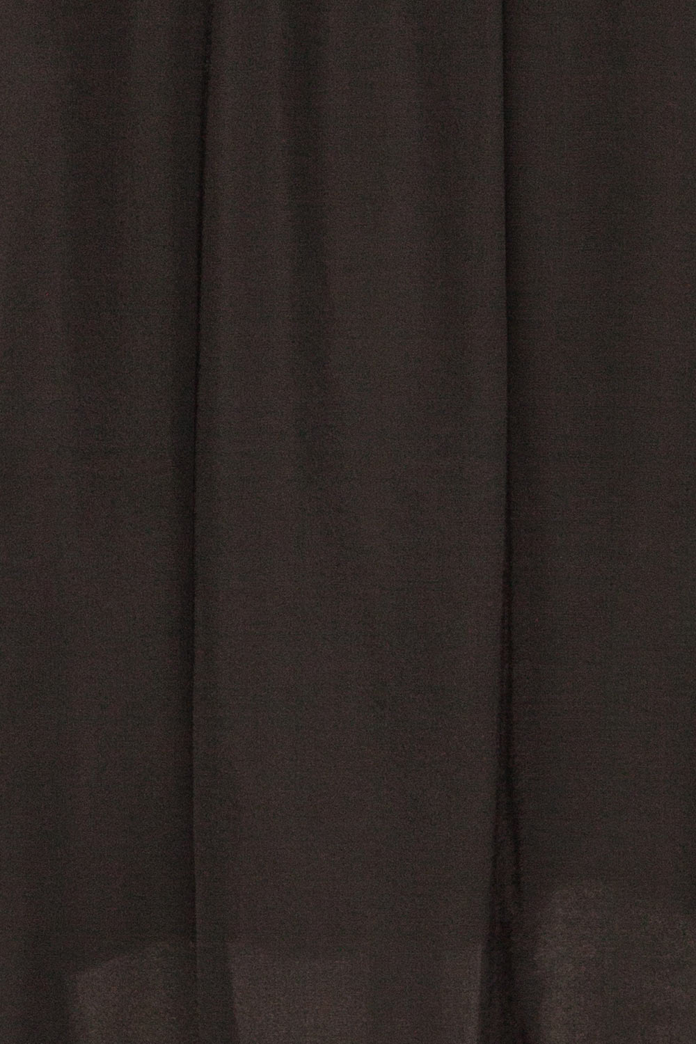 Udine Onyx Black Midi Dress | Robe Noire fabric details | La Petite Garçonne