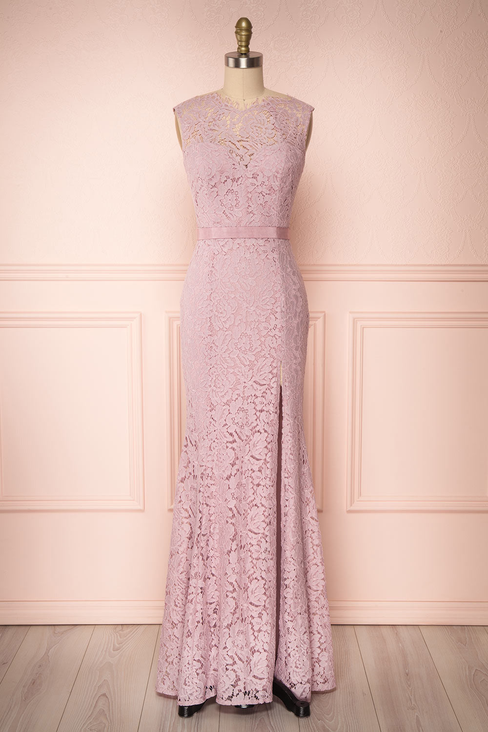 Uranie Mauve Lilac Lace Mermaid Gown | Boudoir 1861