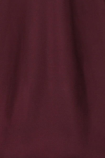 Vallata Wine Burgundy Maxi Dress | La Petite Garçonne Chpt. 2 fabric