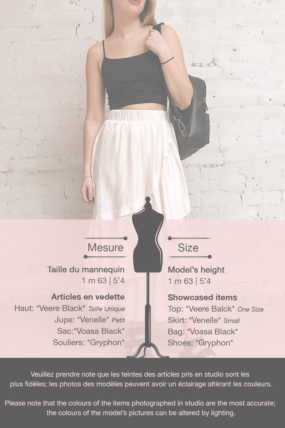 Veere Black Cropped Cami w/ Thin Straps | La petite garçonne template 2