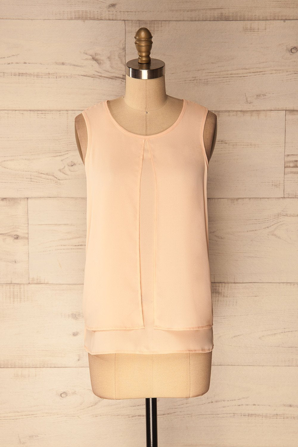 Widness Petal - Light pink layered tank top