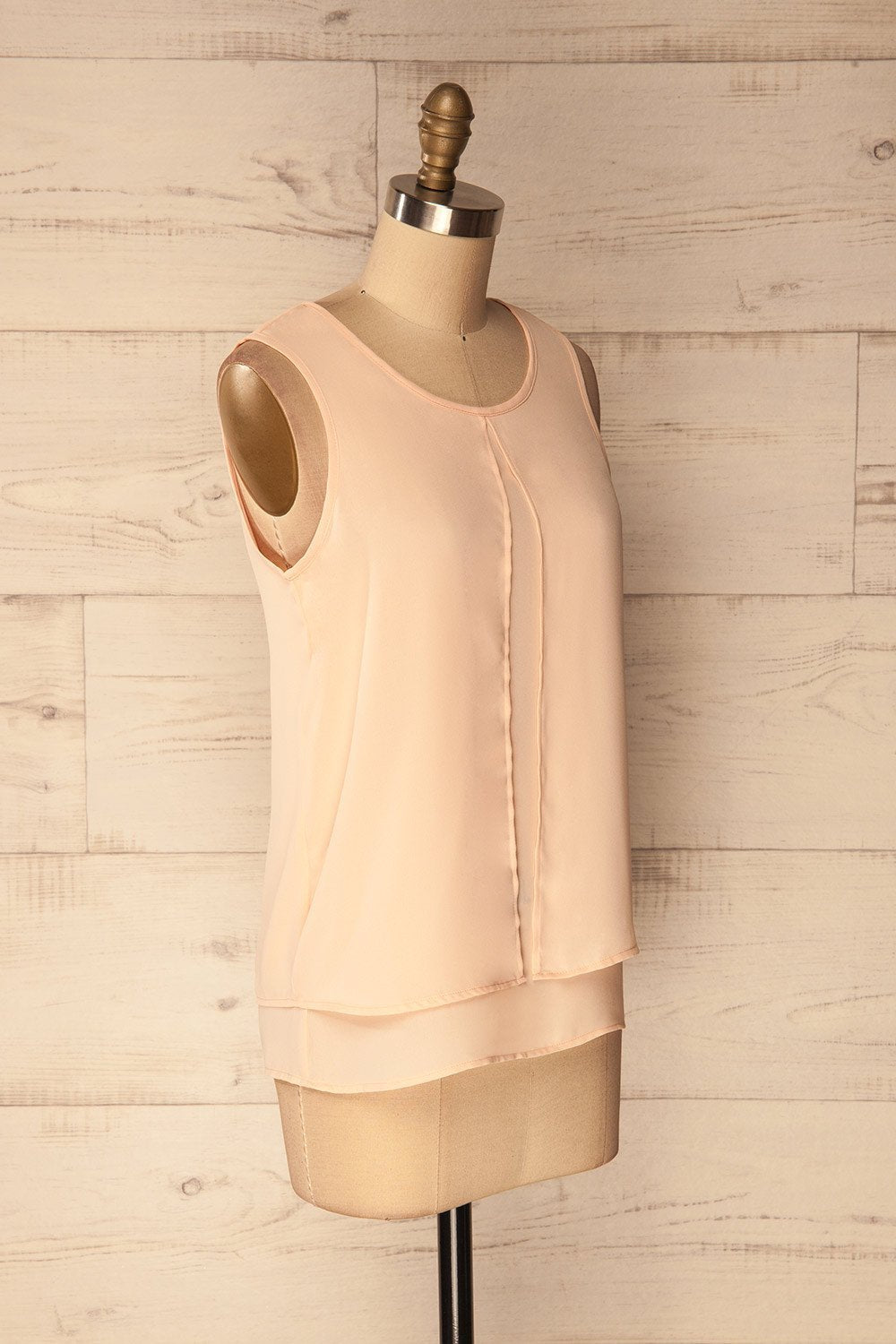 Widness Petal - Light pink layered tank top