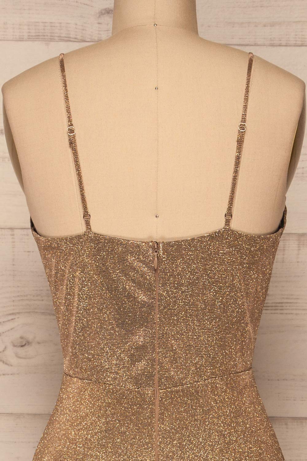 Yachiyo Gold Sparkly Mermaid Gown | La Petite Garçonne 6