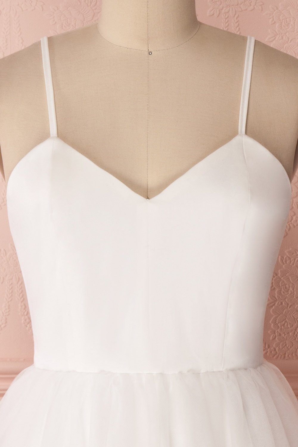 Yara White Tulle Party Dress by Jordan de Ruiter | Boudoir 1861