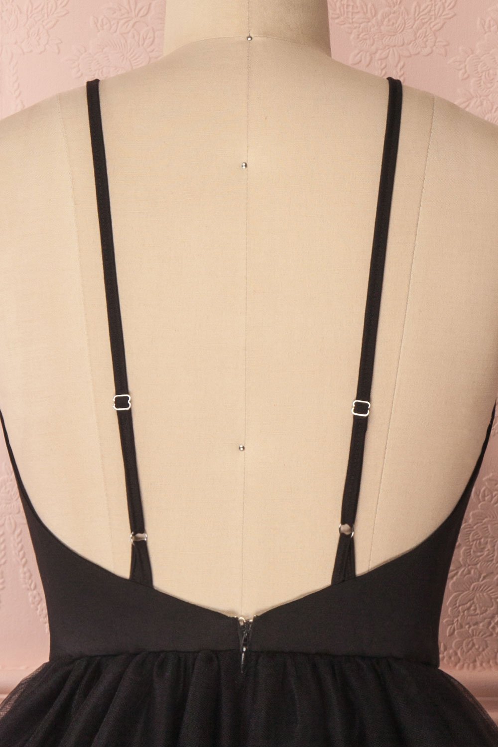 Yara Black Tulle Party Dress by Jordan de Ruiter | Boutique 1861