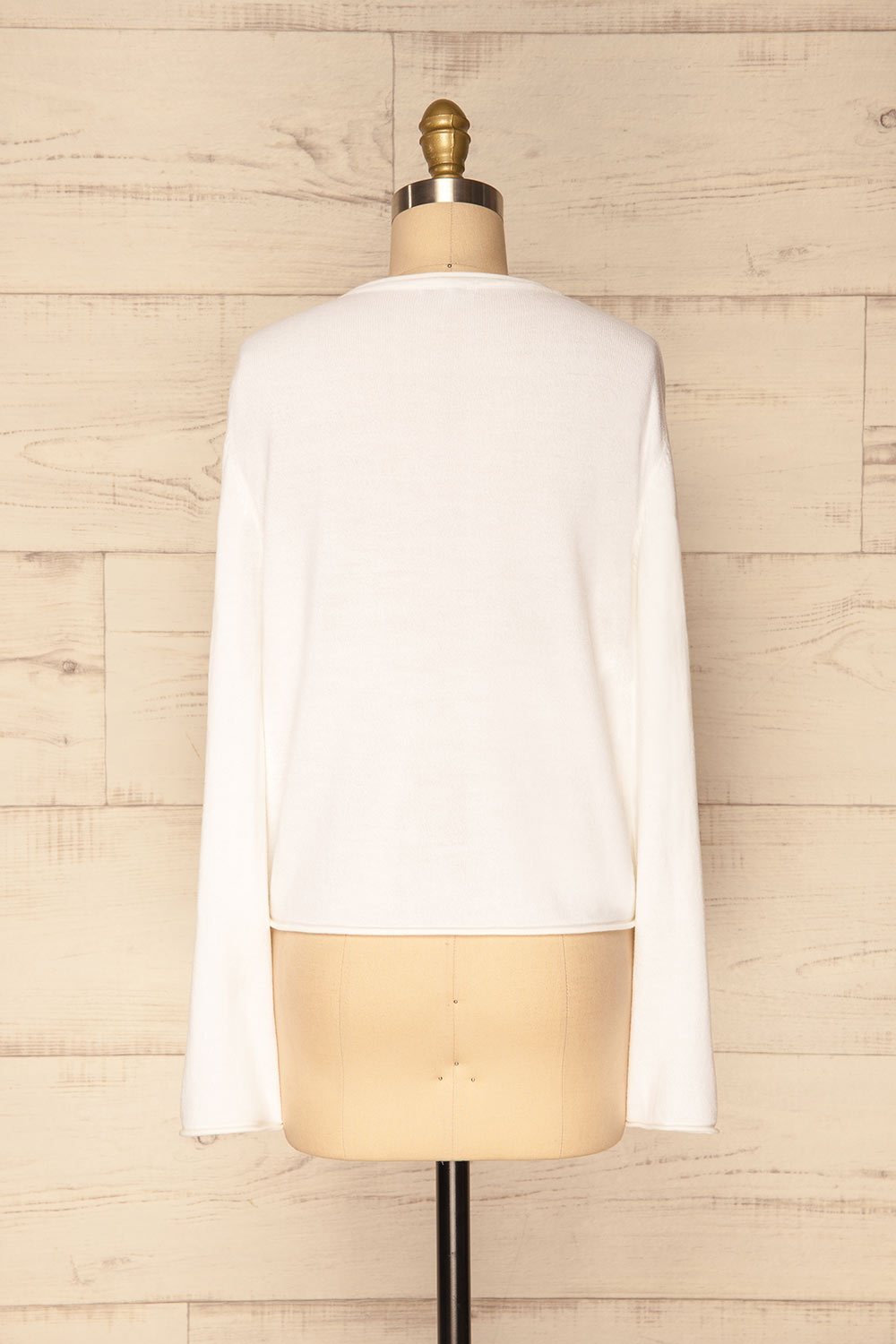 Zalana Snow White Knit Top | La Petite Garçonne 6