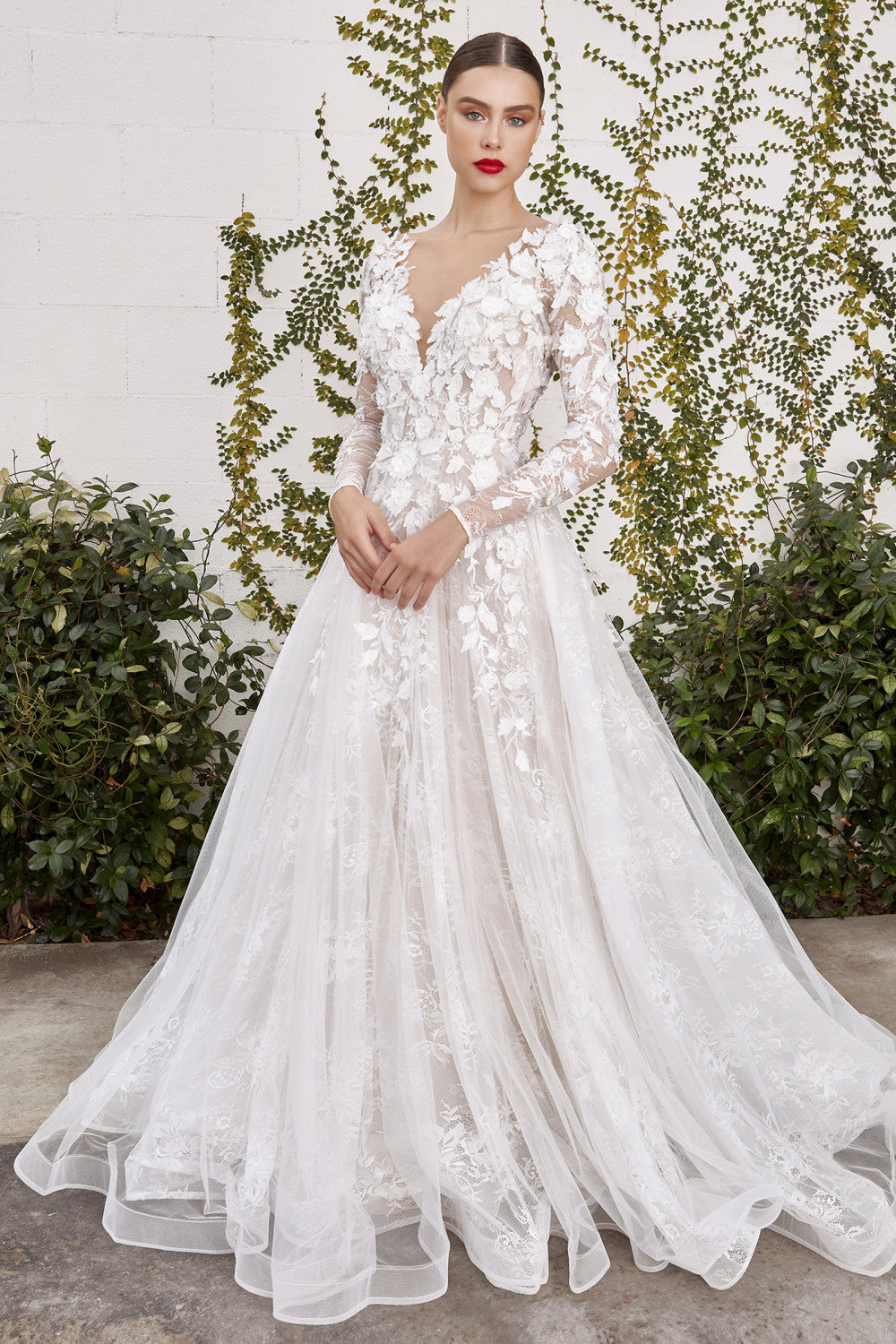 Long sleeve bridal gowns online