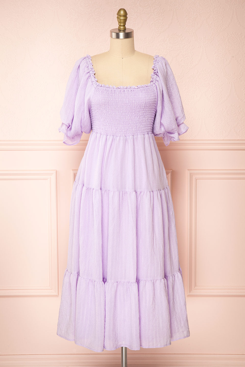 open lace back dress Off The Shoulder Purple High Low Prom Dresses, High Low Purple Formal Graduation Dresses, US 10 / Purple As Pics / with Rush+$19.99 main image 1