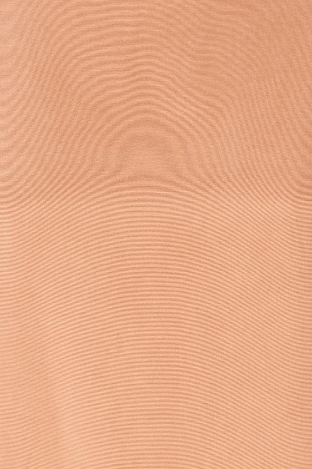 Aby Rose Short T-Shirt Dress w/ Round Collar | La petite garçonne fabric