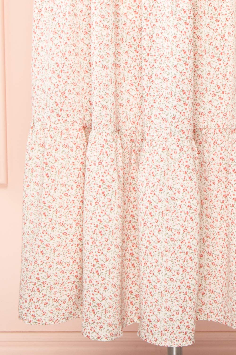 Adaline Square Neck Floral Midi Dress | Boutique 1861details