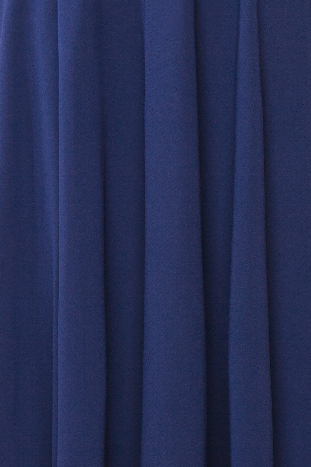 Adelie Navy V-neck Chiffon Midi Dress | Boutique 1861 texture