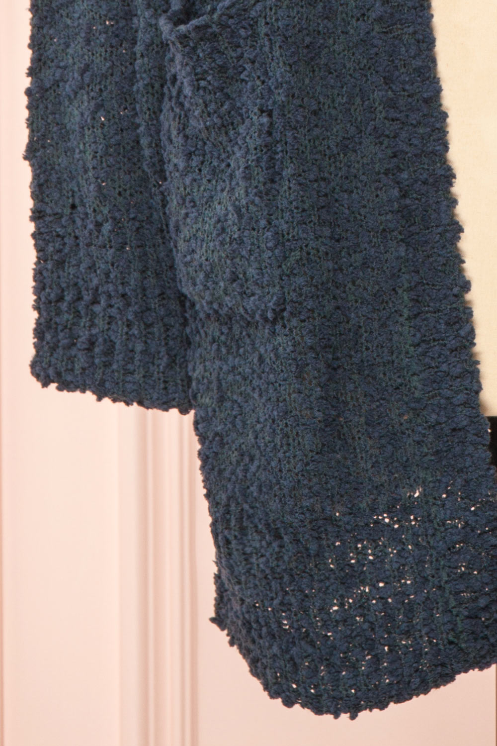 Aegle Forest Long Fuzzy Knitted Cardigan | Boutique 1861 bottom