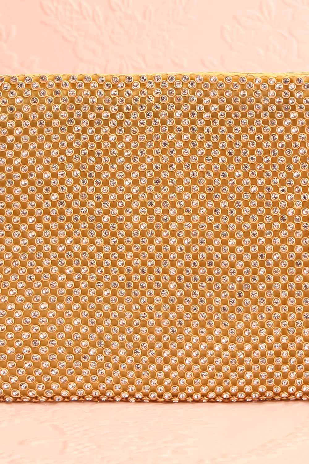 Agave Gold Crystal Clutch | Sac à Main | Boutique 1861 front close-up