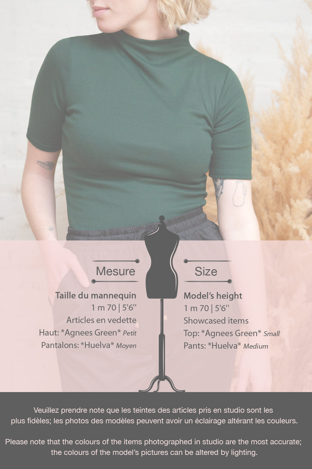 Agnees Pink Mock Neck Crop T-Shirt | Boutique 1861 fiche