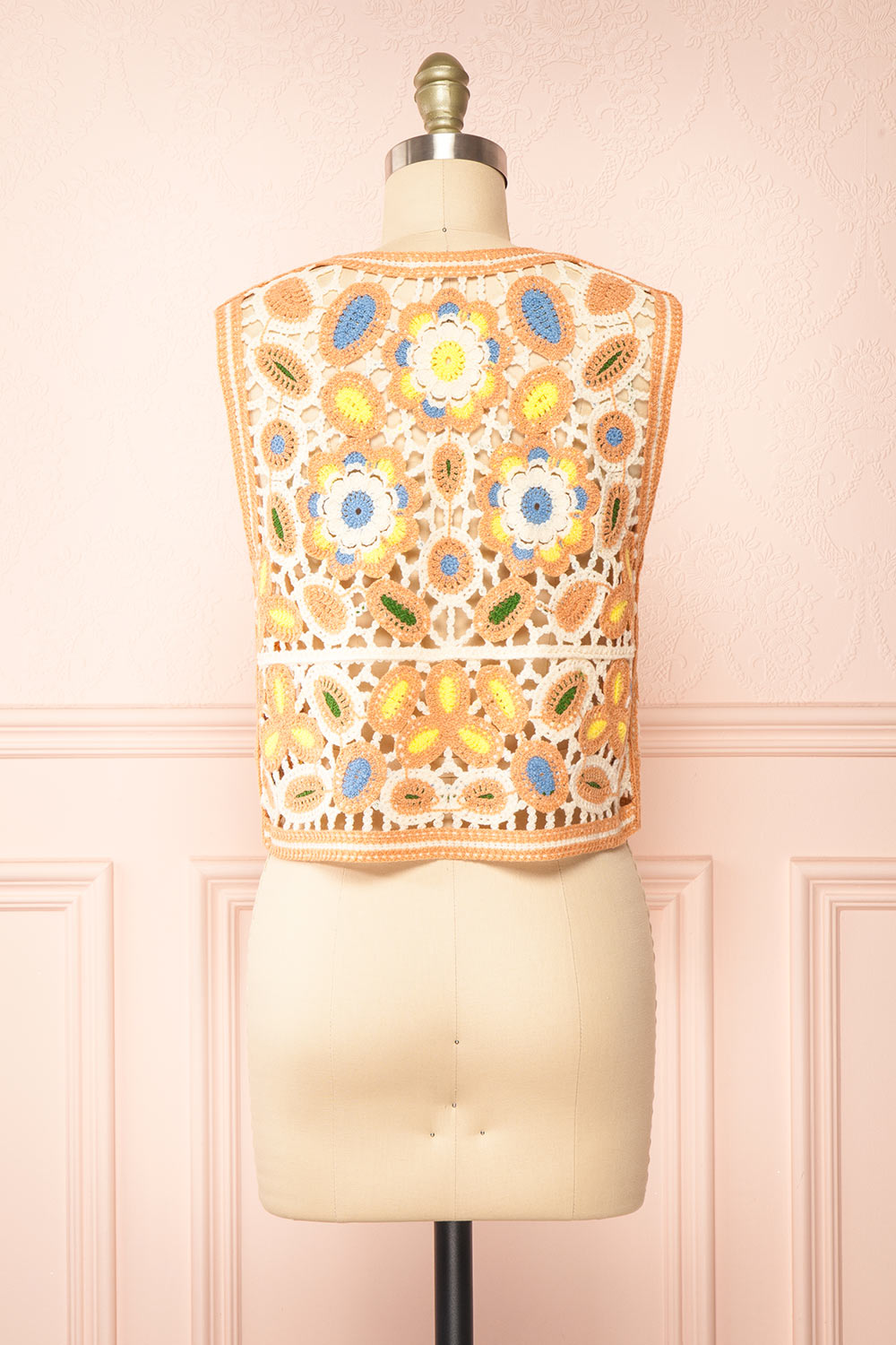 Ailbe | Gilet en Crochet à Col en V