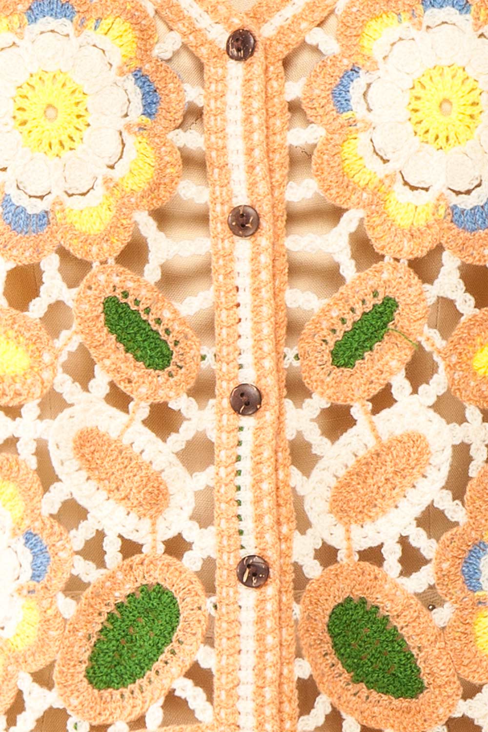 Ailbe | Gilet en Crochet à Col en V