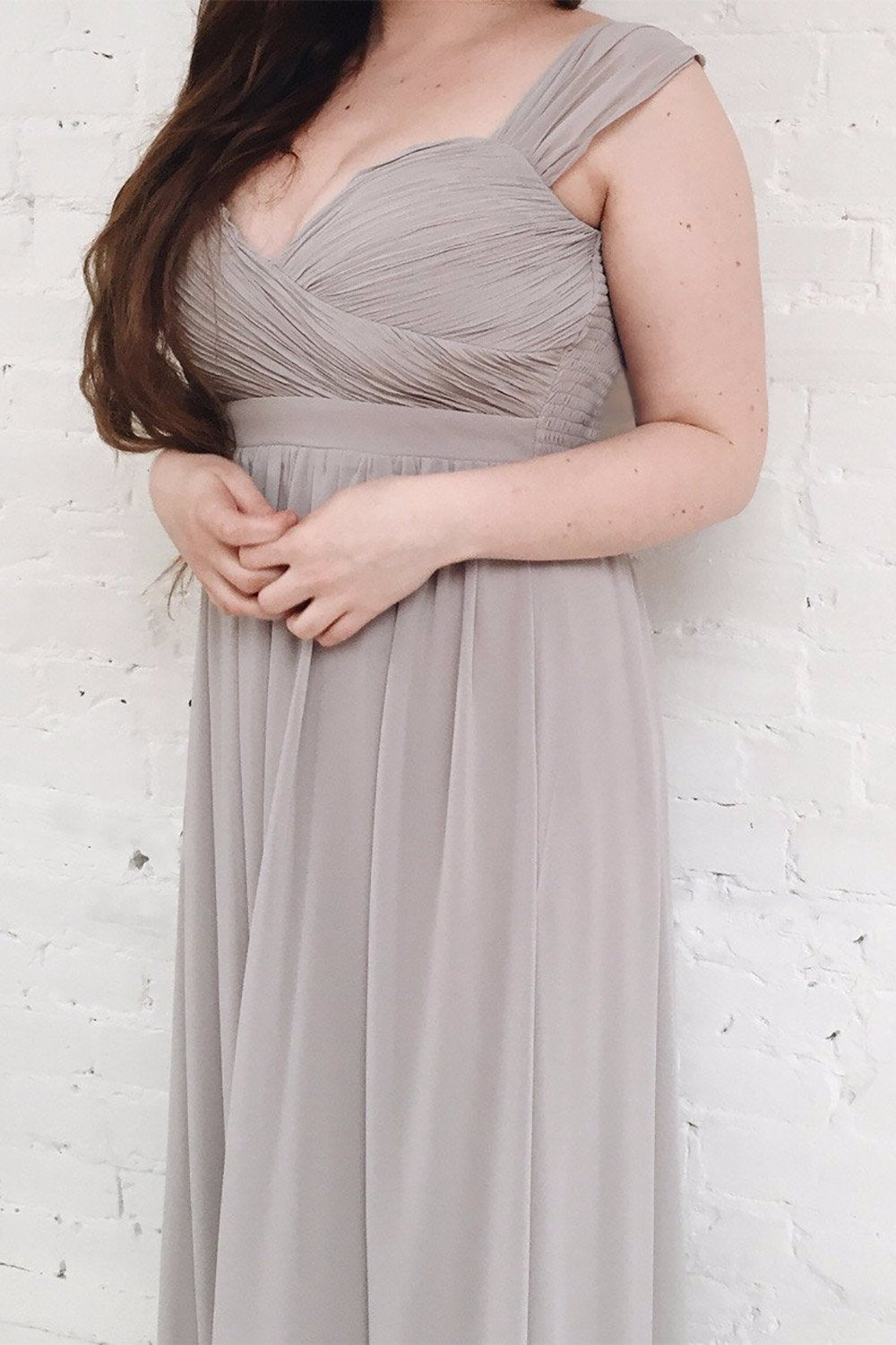 Aimi Moon Grey Sweetheart Bridesmaid Gown | Boudoir 1861 2