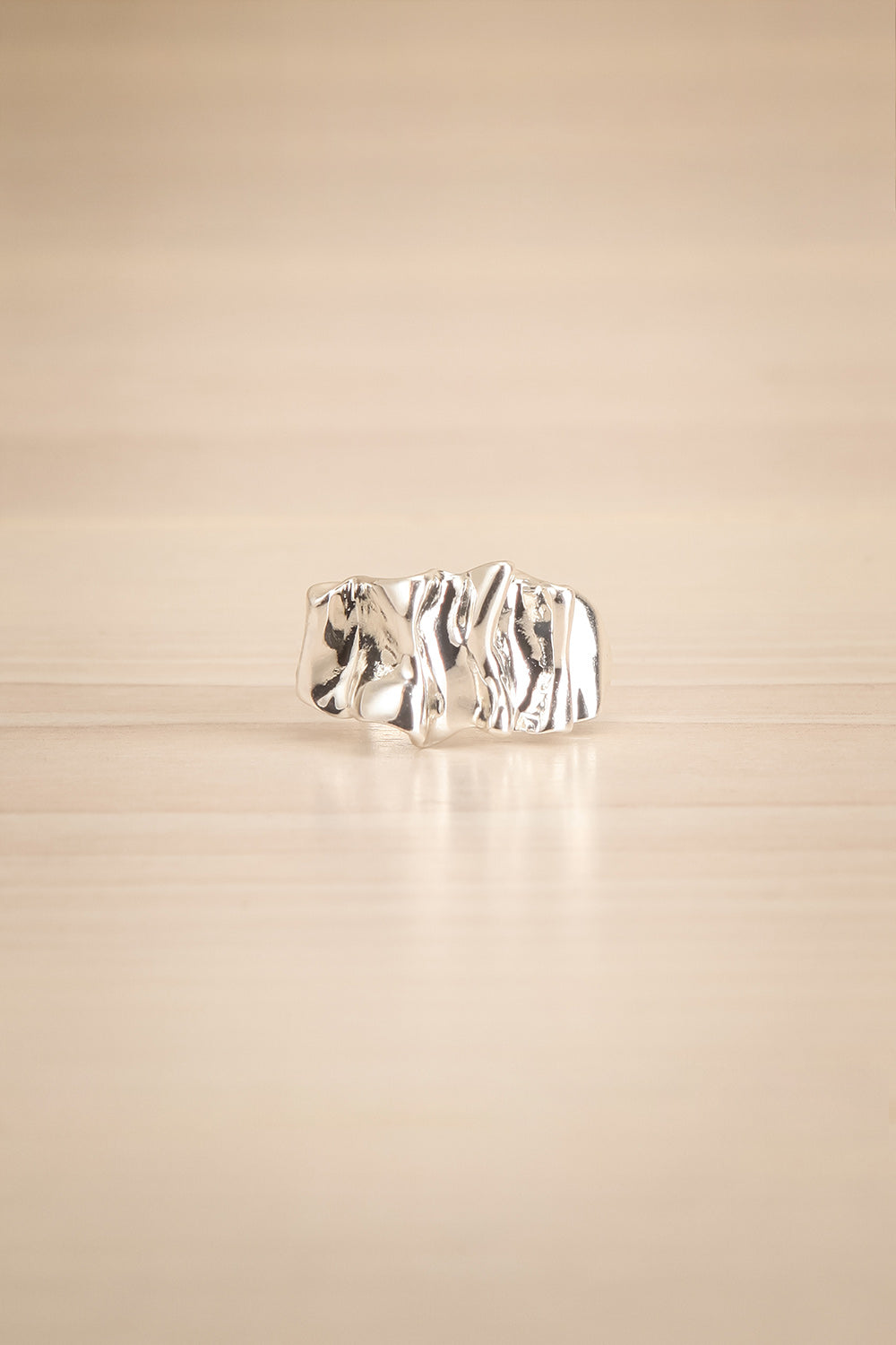 Alimoor Silver Wavy Ring | La petite garçonne