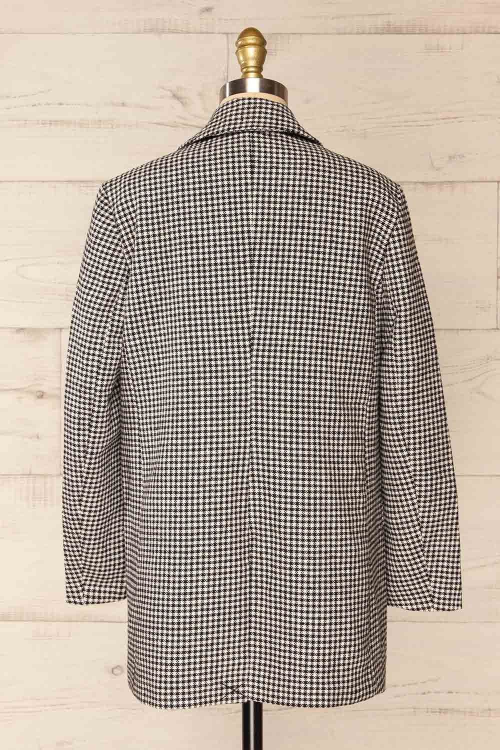 Almeria Oversized Houndstooth Blazer | La petite garçonne back view
