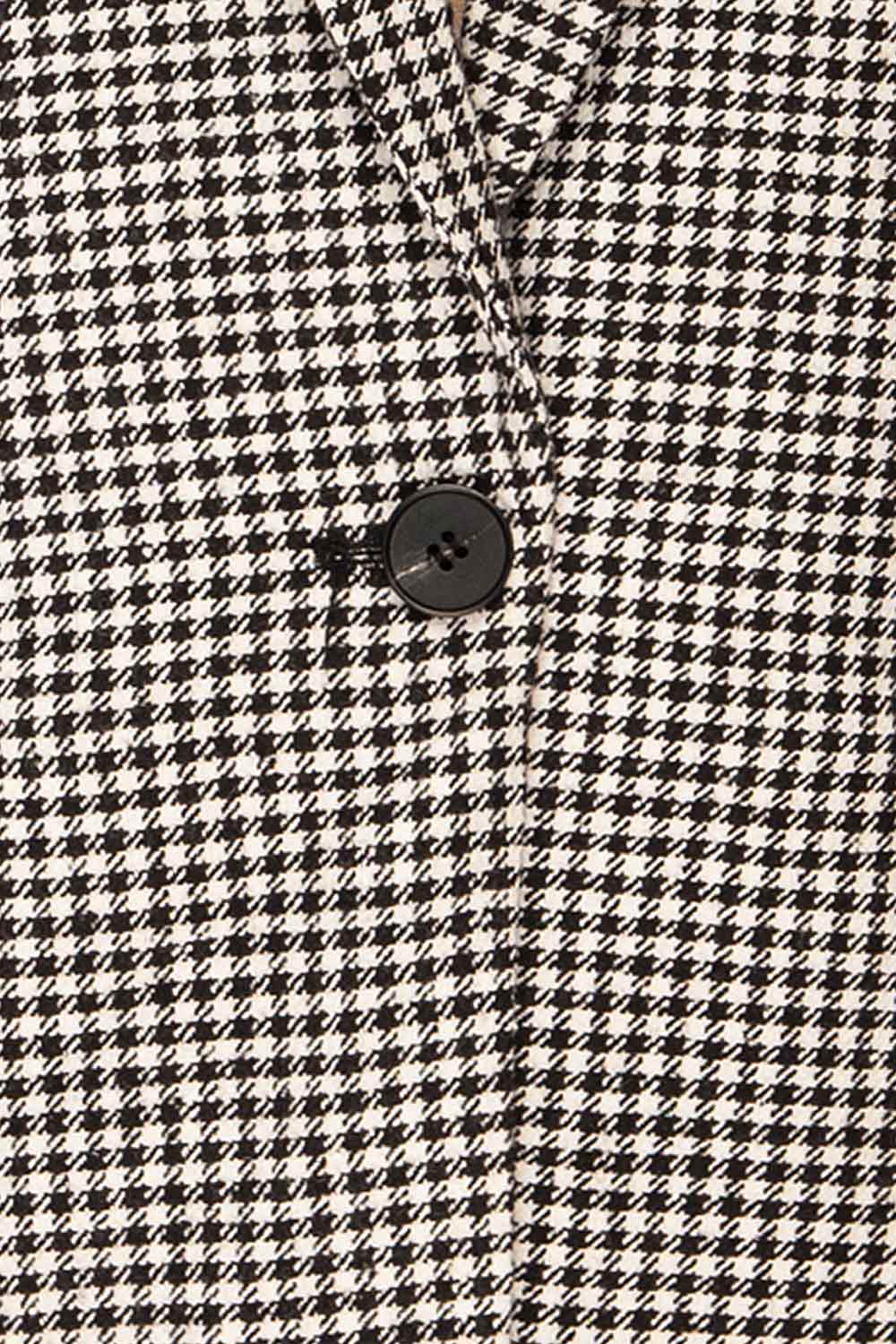 Almeria Oversized Houndstooth Blazer | La petite garçonne fabric